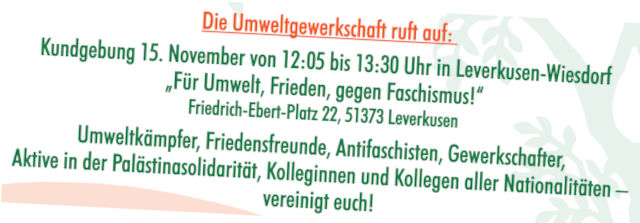 Umweltgewerkschaft klnlev Aufruf zum globalen Umweltaktionstag teaser hs 640