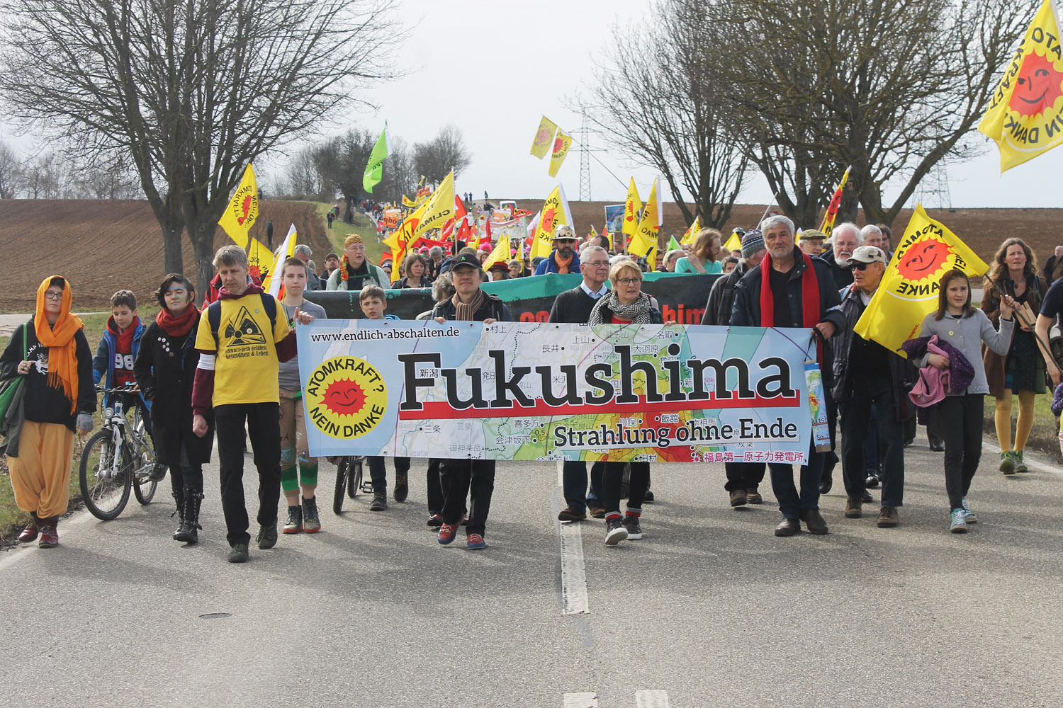 Fukushima Demo in Neckarwestheim 1