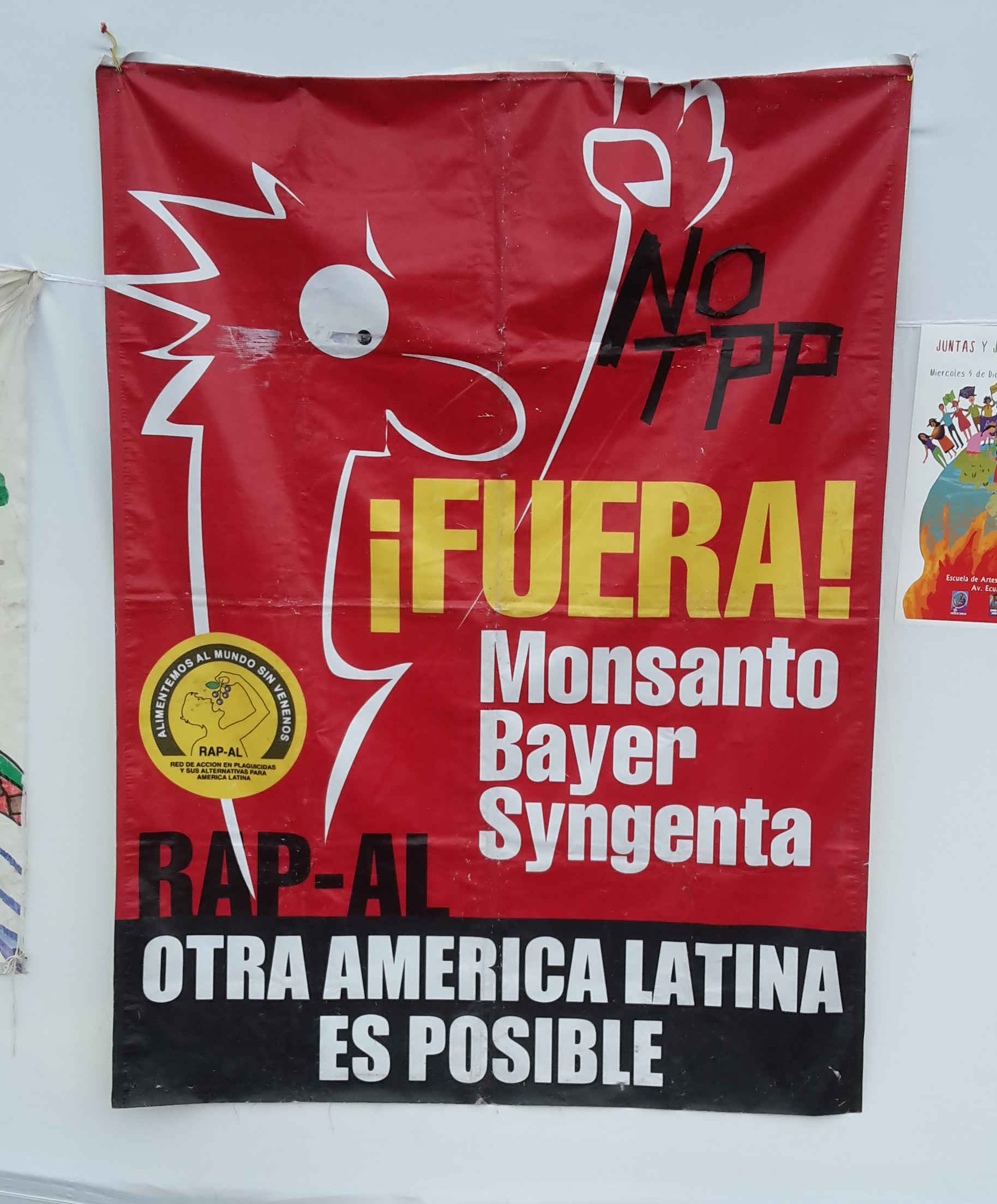 Santiago Plakat Bayer Monsanto