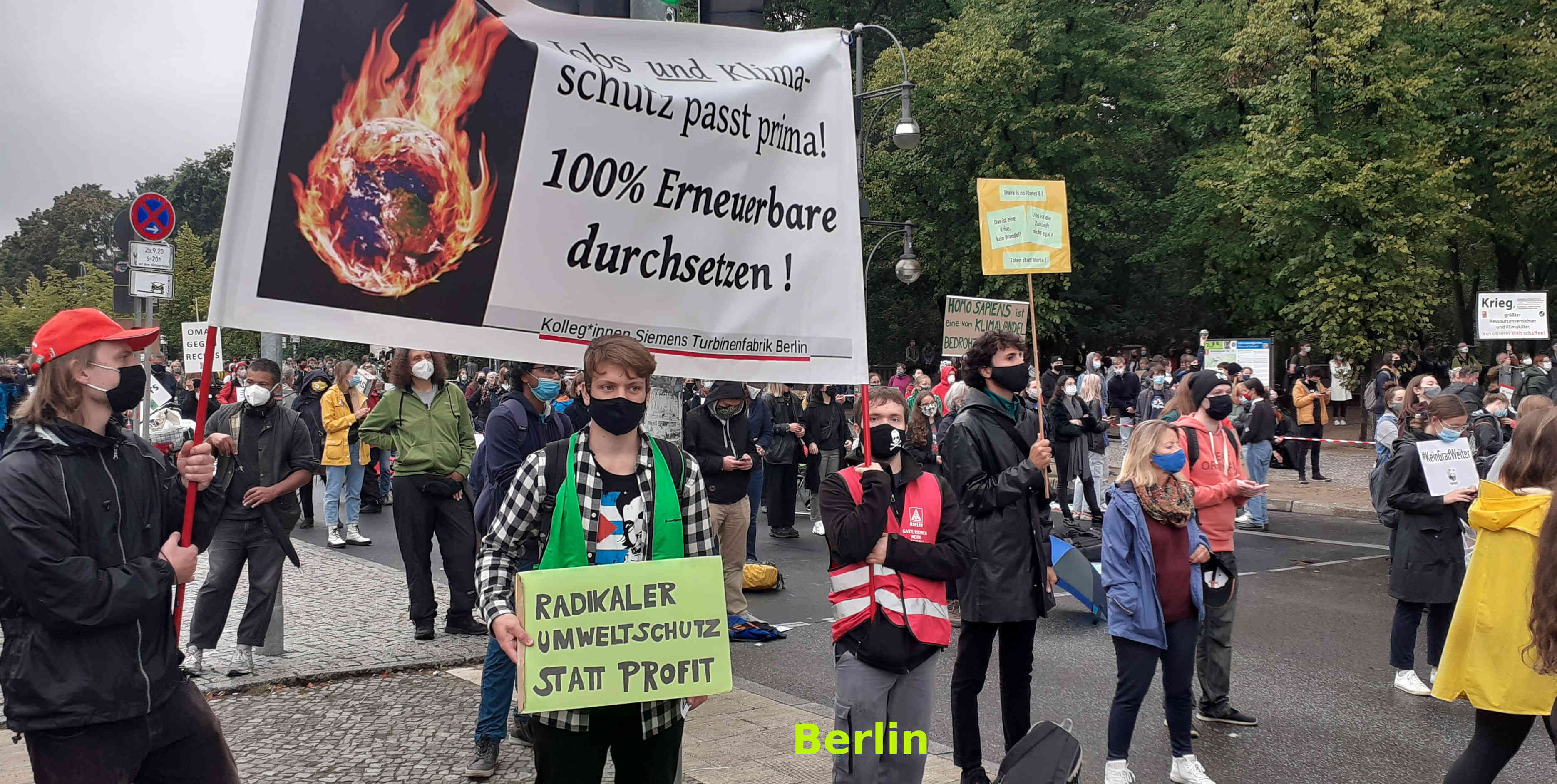 Berlin Klimastreiktag 25.9.20