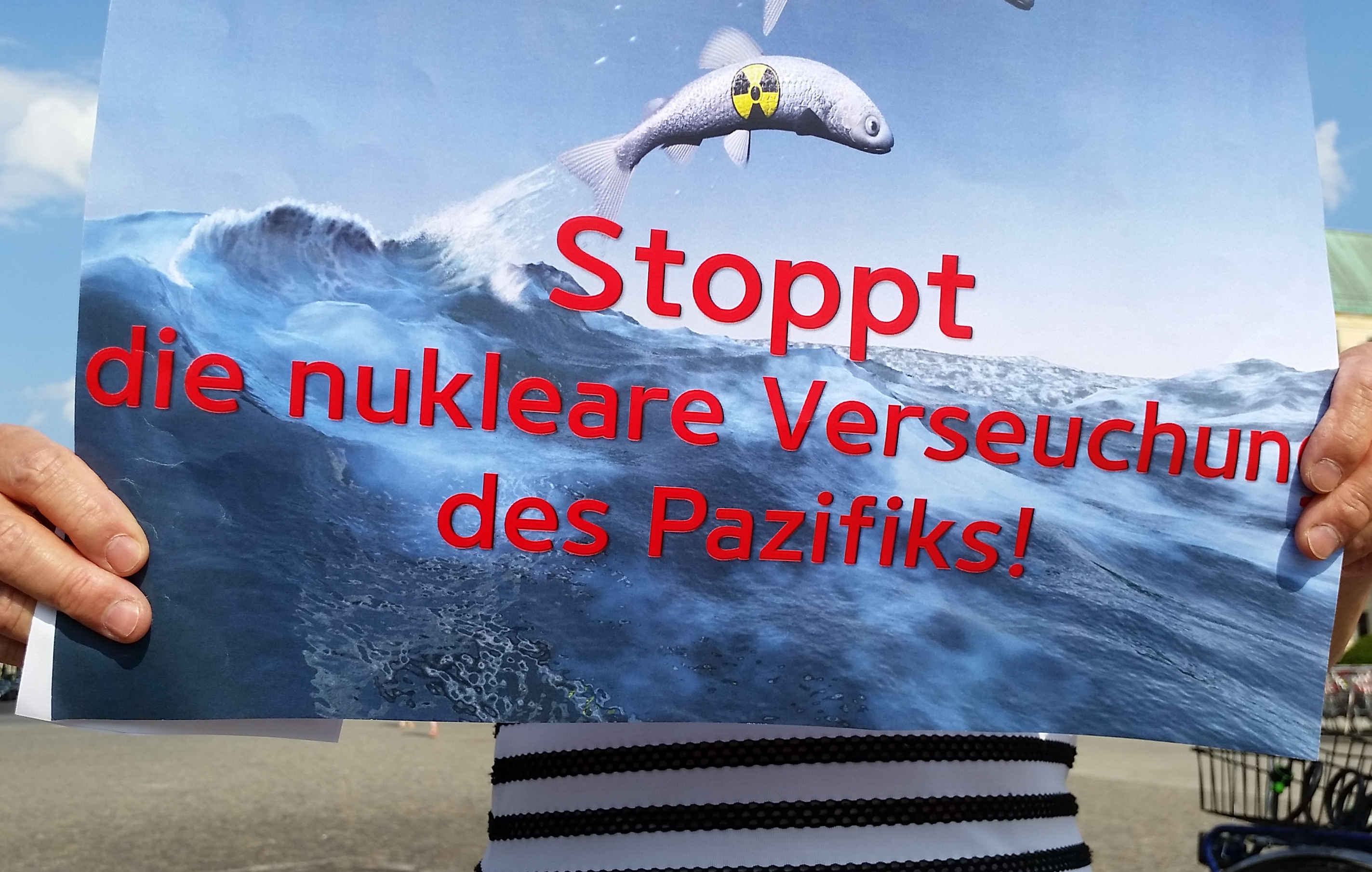 Protest gegen radioaktive Verseuchung Pazifik Berlin 8.6.21 02