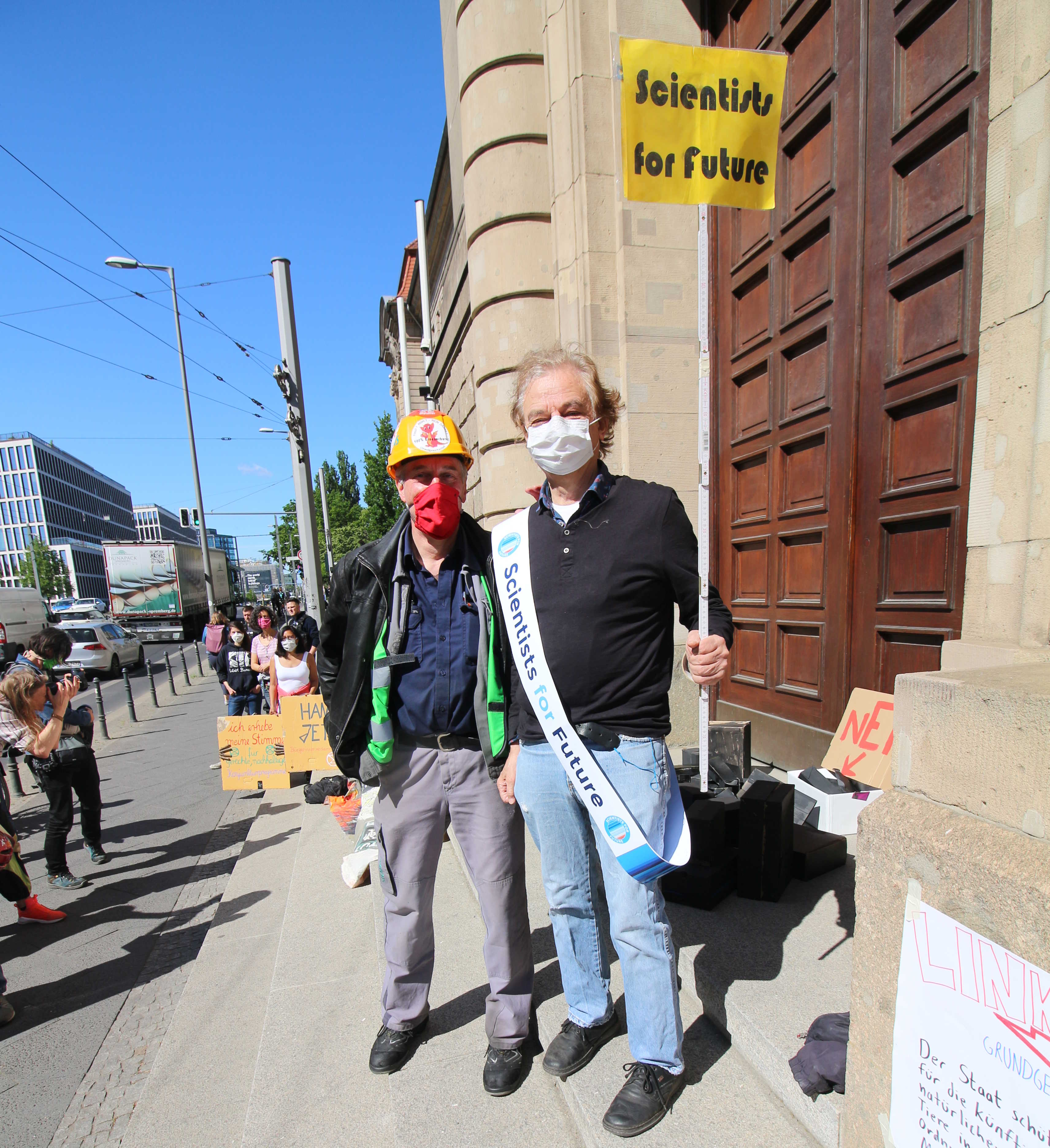 UNIPER HV Protest 20.5.2020 gegen Datteln4 vor WiMi Berlin18 klein